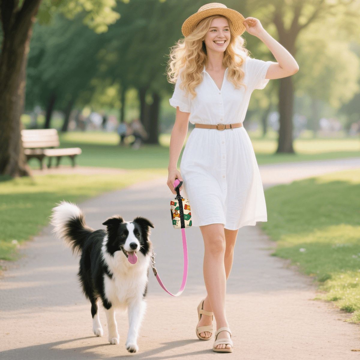 Hank - Dog Poop Bag Holder  | Leash Attachment