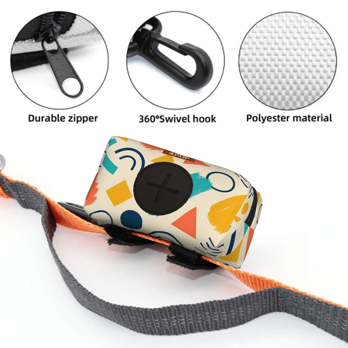 Beau - Dog Poop Bag Holder  | Leash Attachment