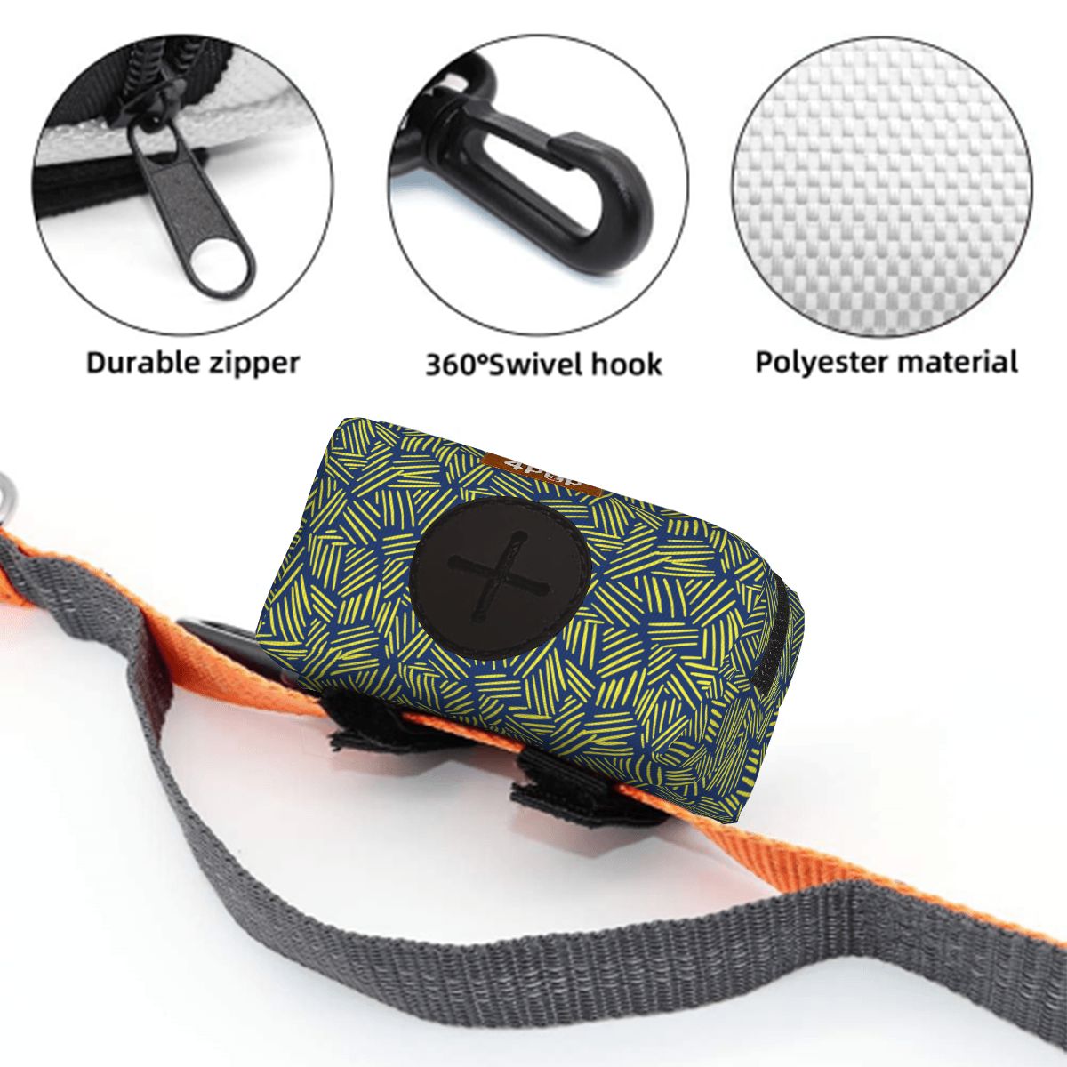 Jasper  - Dog Poop Bag Holder  | Leash Attachment