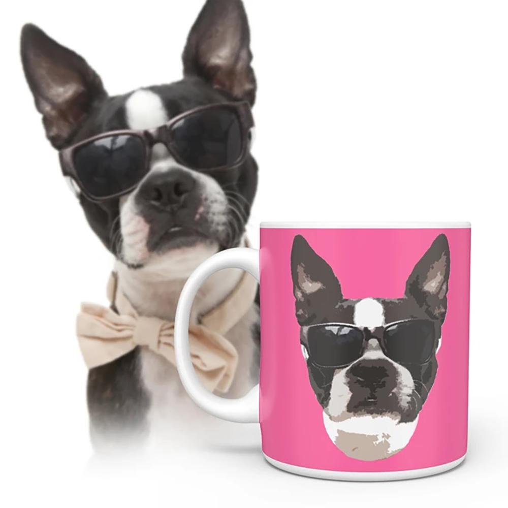 Personalized Dog Photo Mug – Custom Ceramic Coffee Cup Gift