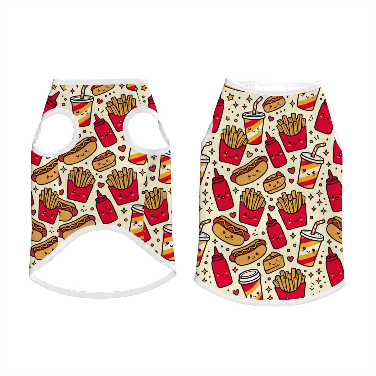 Fast Food Friends Big Dog Shirt