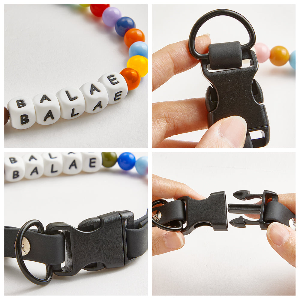 Custom Beaded Pet Collar – Personalized Dog Lover Gift