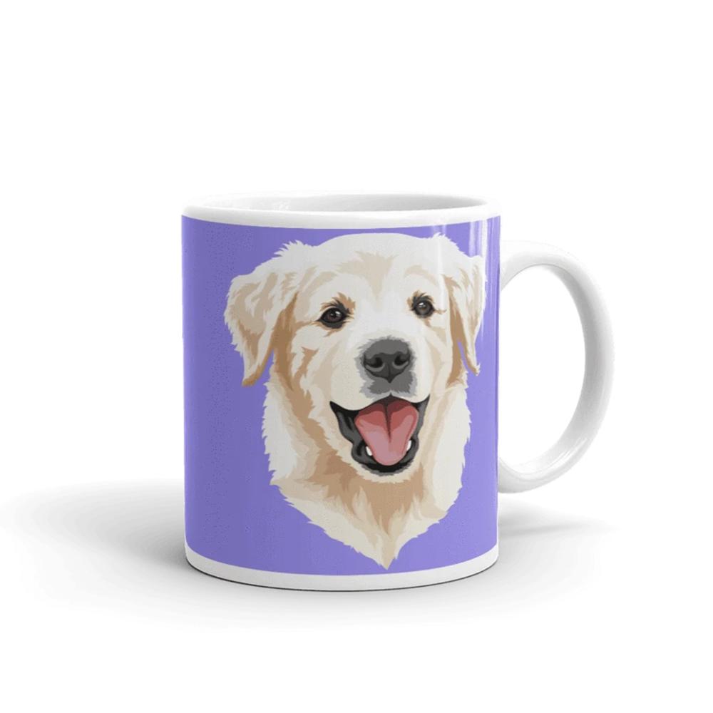 Personalized Dog Photo Mug – Custom Ceramic Coffee Cup Gift