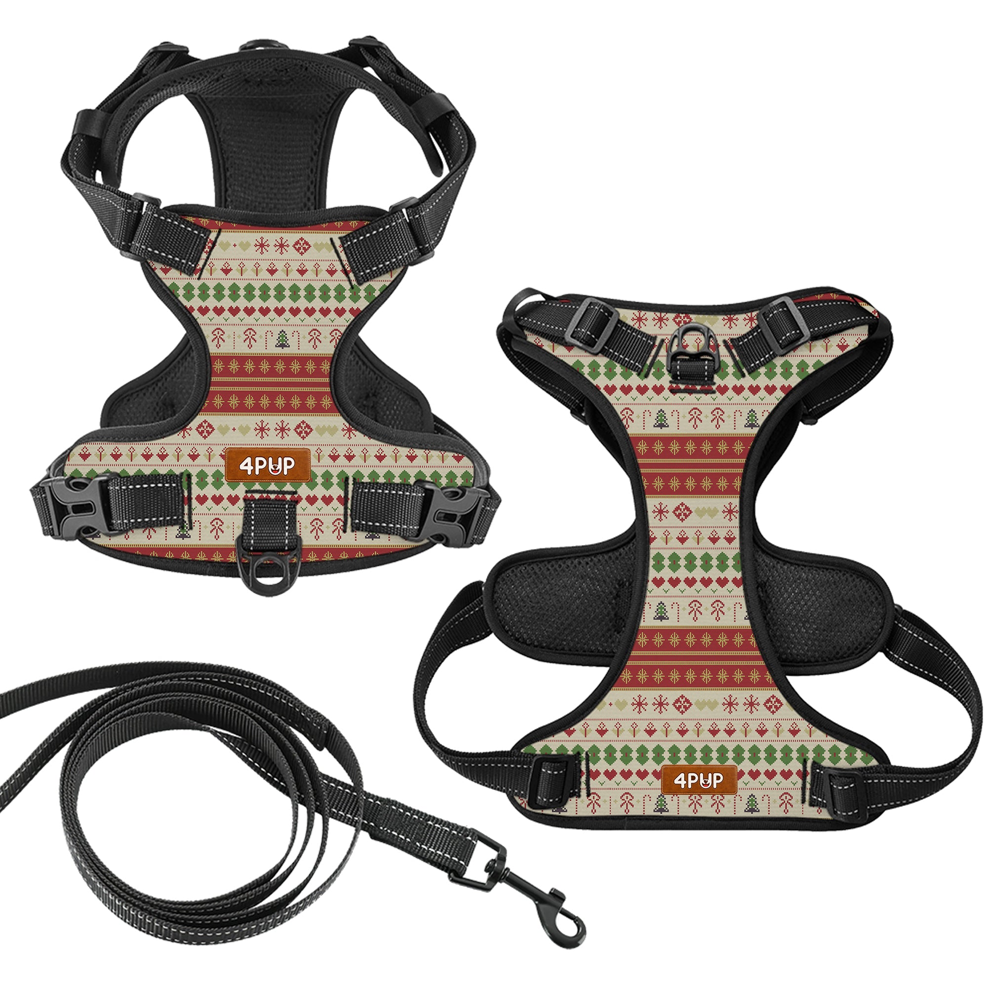 Tayson  - NO-PULL Dog Harness & Leash Set | for small and large Dogs