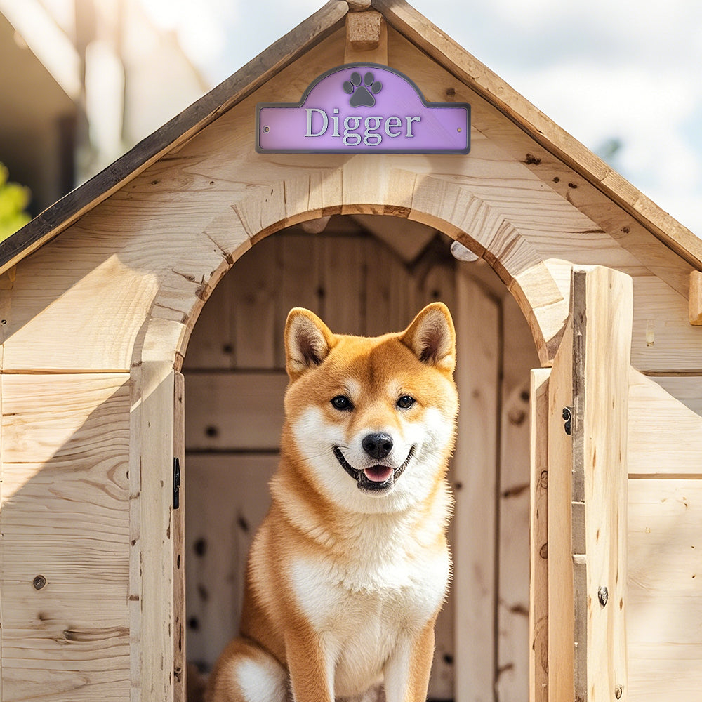Personalized 3D Dog & Cat Door Sign – Custom Pet Name Plaque