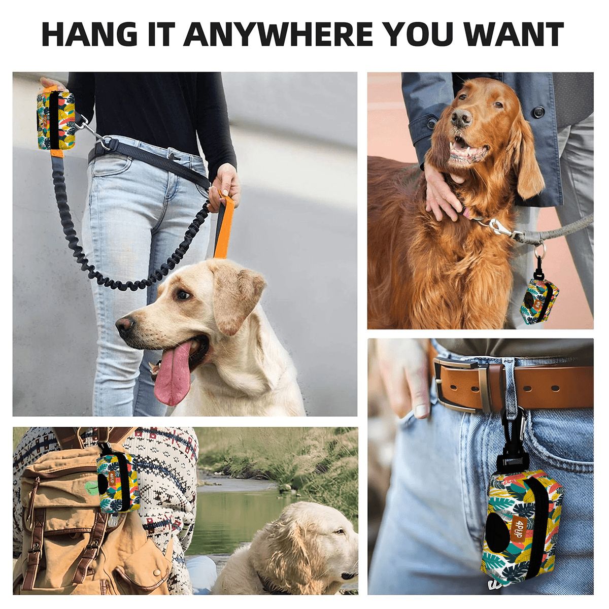 Chloe  - Dog Poop Bag Holder  | Leash Attachment
