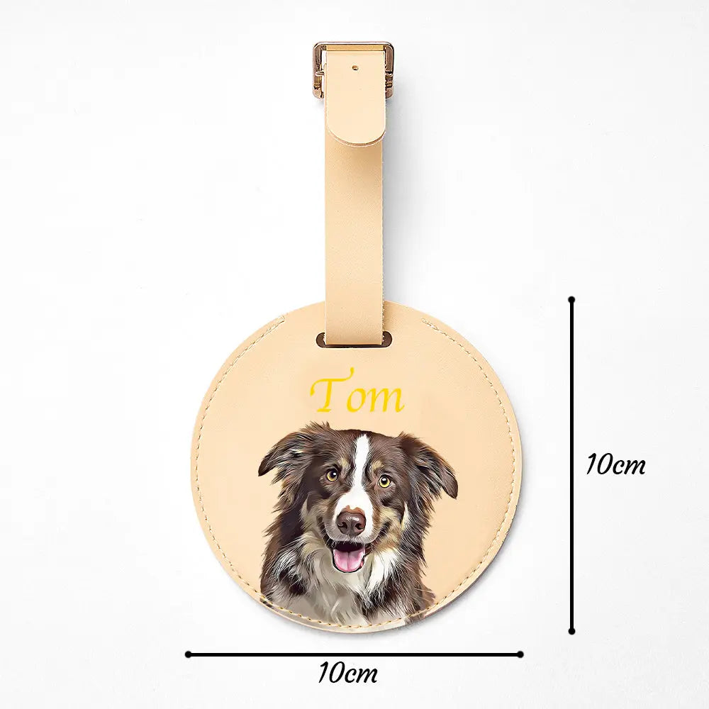 Personalized Dog Portrait Cotton Tea Towel – Unique Gift for Dog Lovers