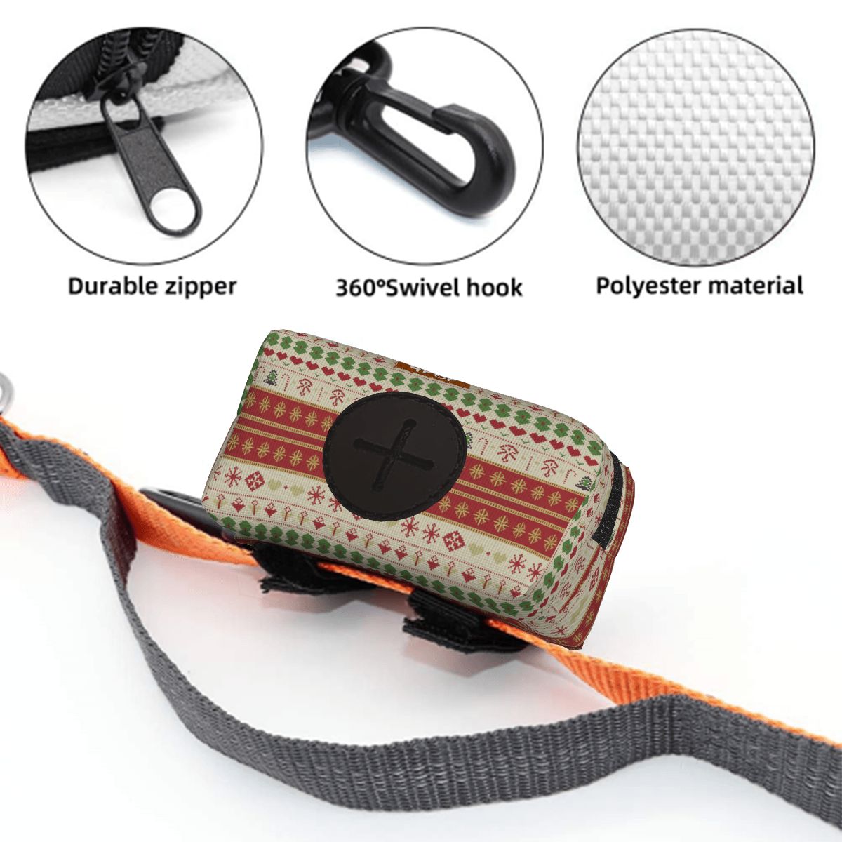 Tayson  - Dog Poop Bag Holder  | Leash Attachment