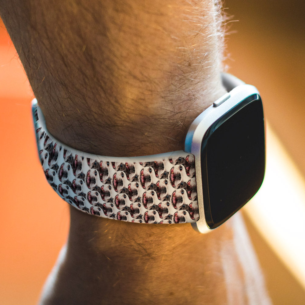 Personalized Silicone Watch Band – Custom Dog Lover Gift
