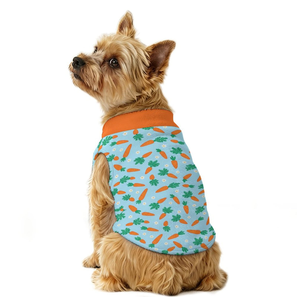 Fresh Carrot Small Dog Fleece Vest