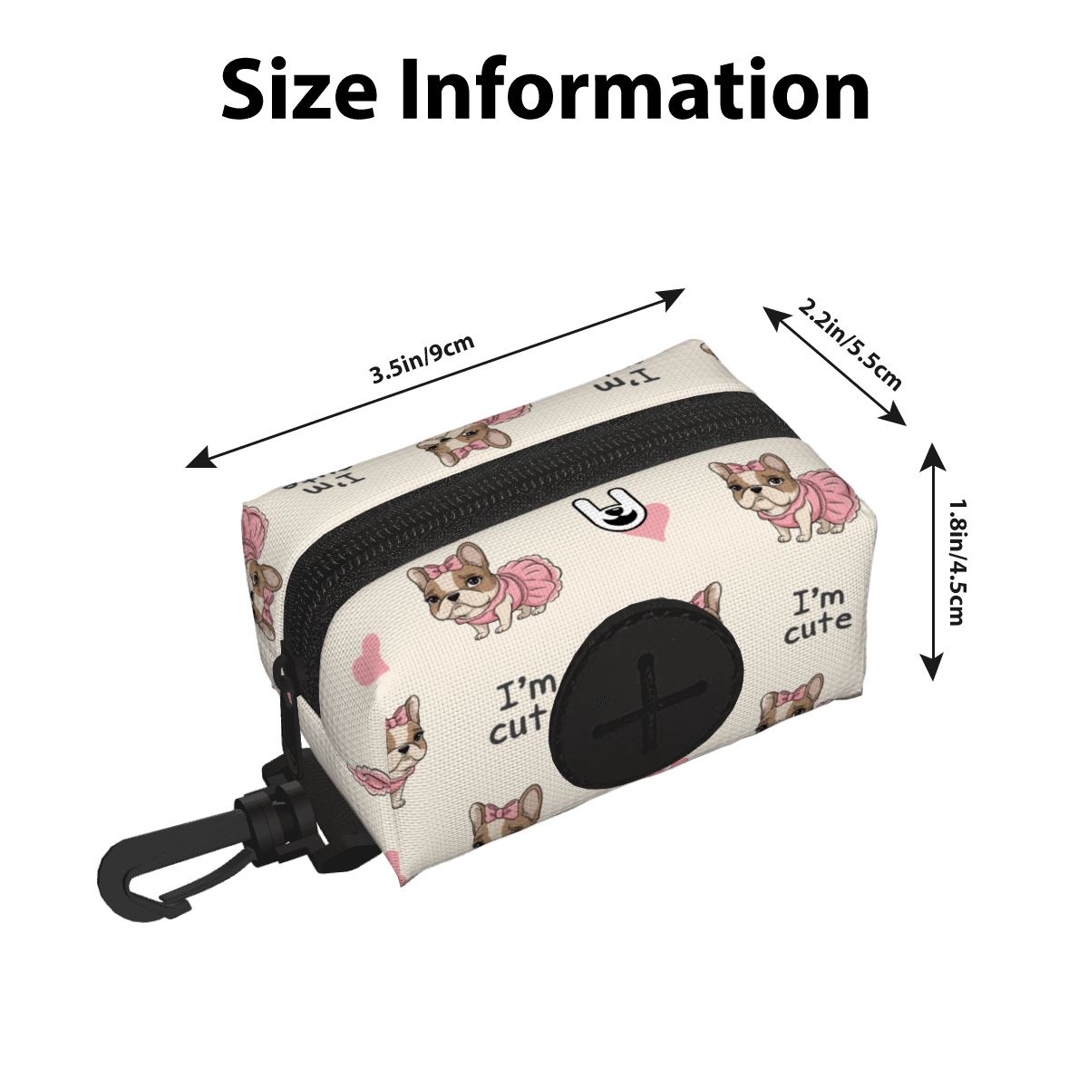 Rocky  - Dog Poop Bag Holder  | Leash Attachment