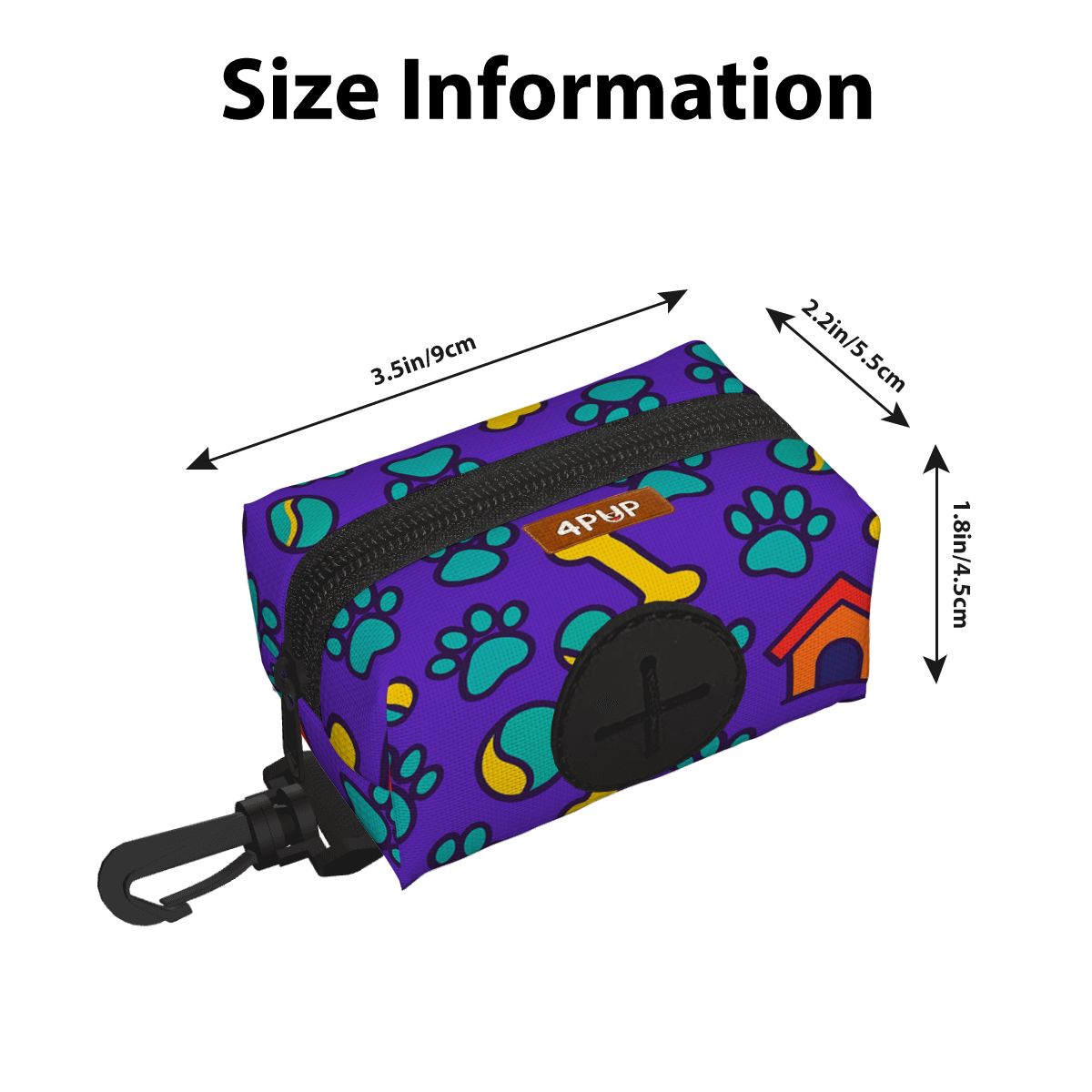 BELLA - Dog Poop Bag Holder  | Leash Attachment