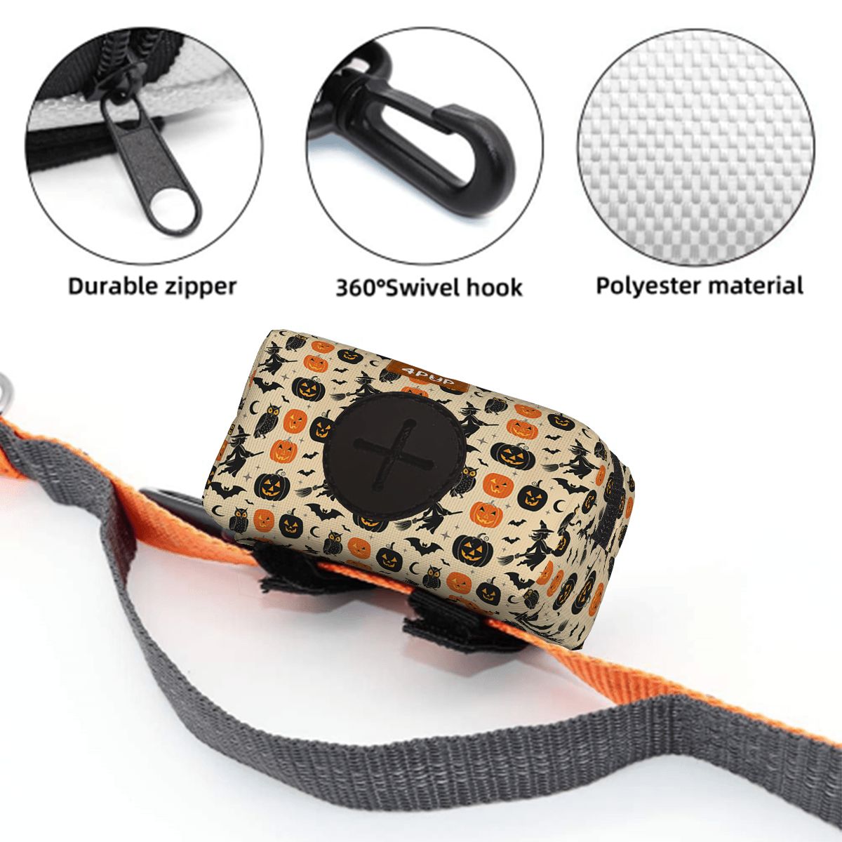 Roxy  - Dog Poop Bag Holder  | Leash Attachment