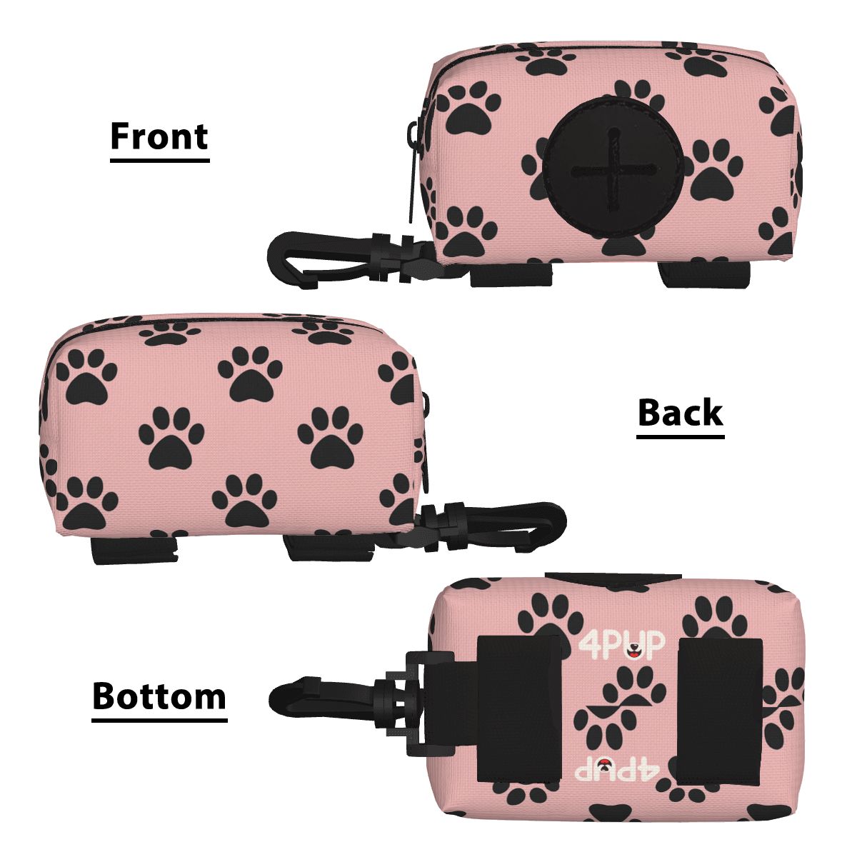 Charlie - Dog Poop Bag Holder  | Leash Attachment