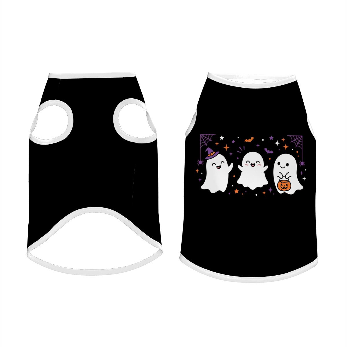 Cute Halloween Ghosts Big Dog Shirt