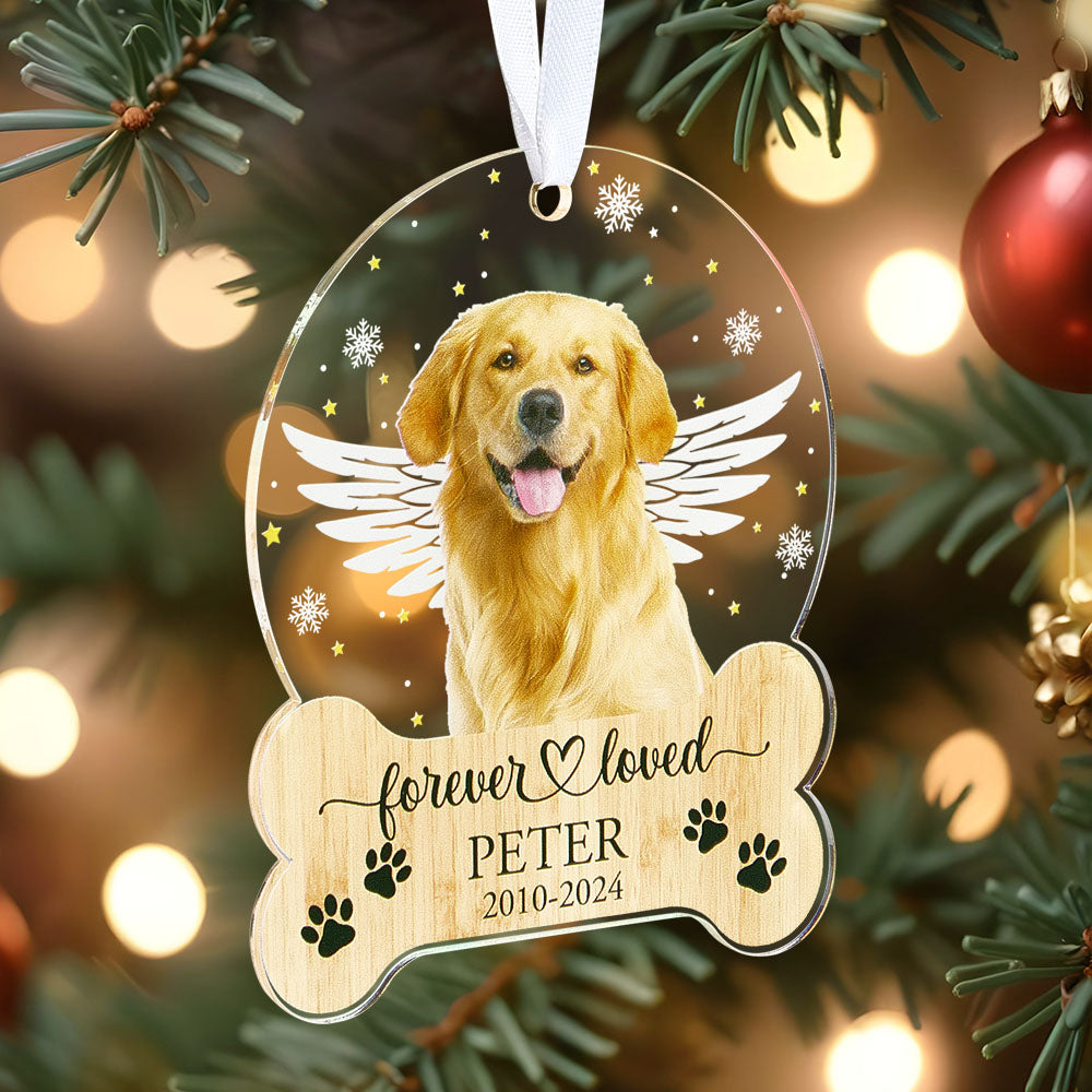 Personalized Dog Memorial Ornament