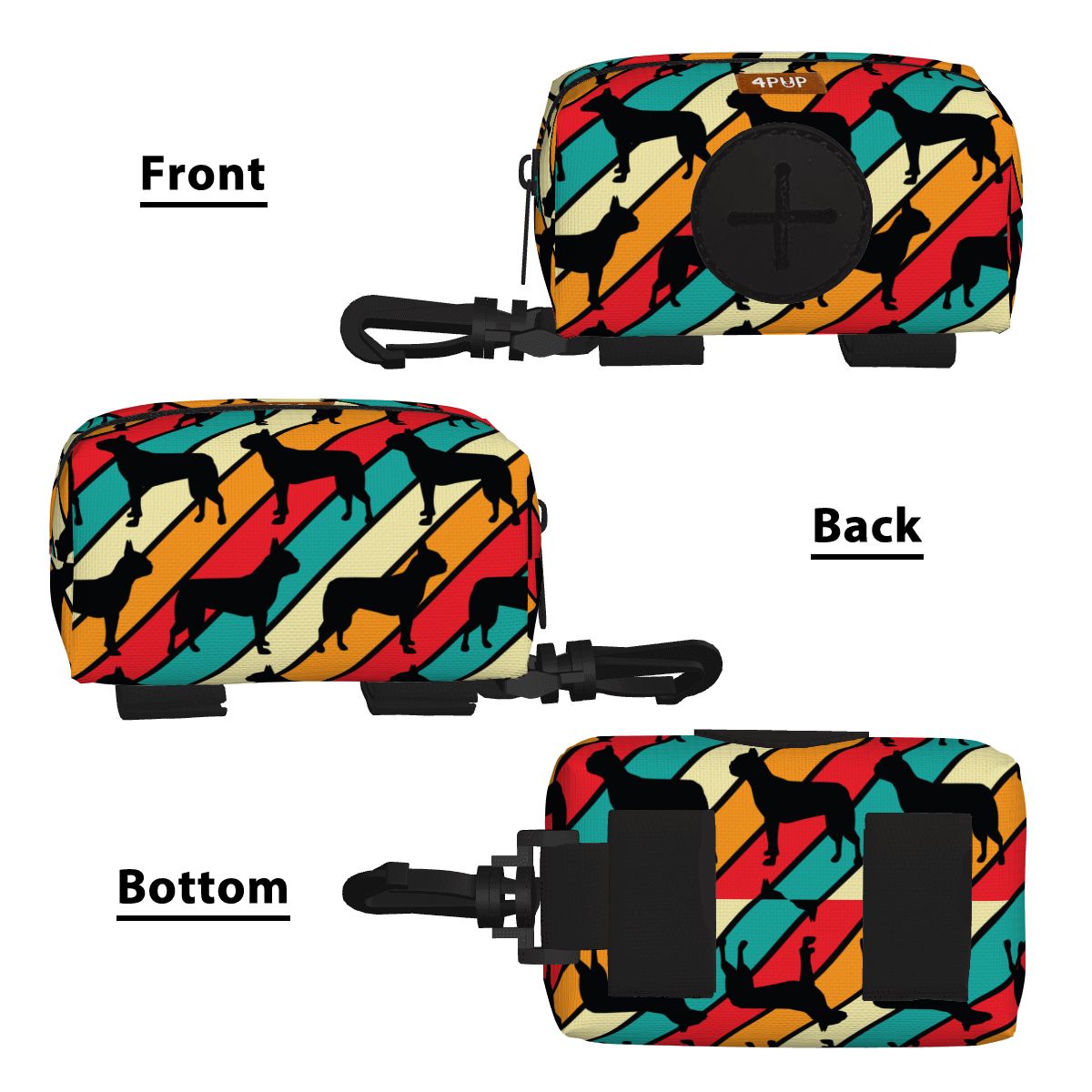 Lily - Dog Poop Bag Holder  | Leash Attachment