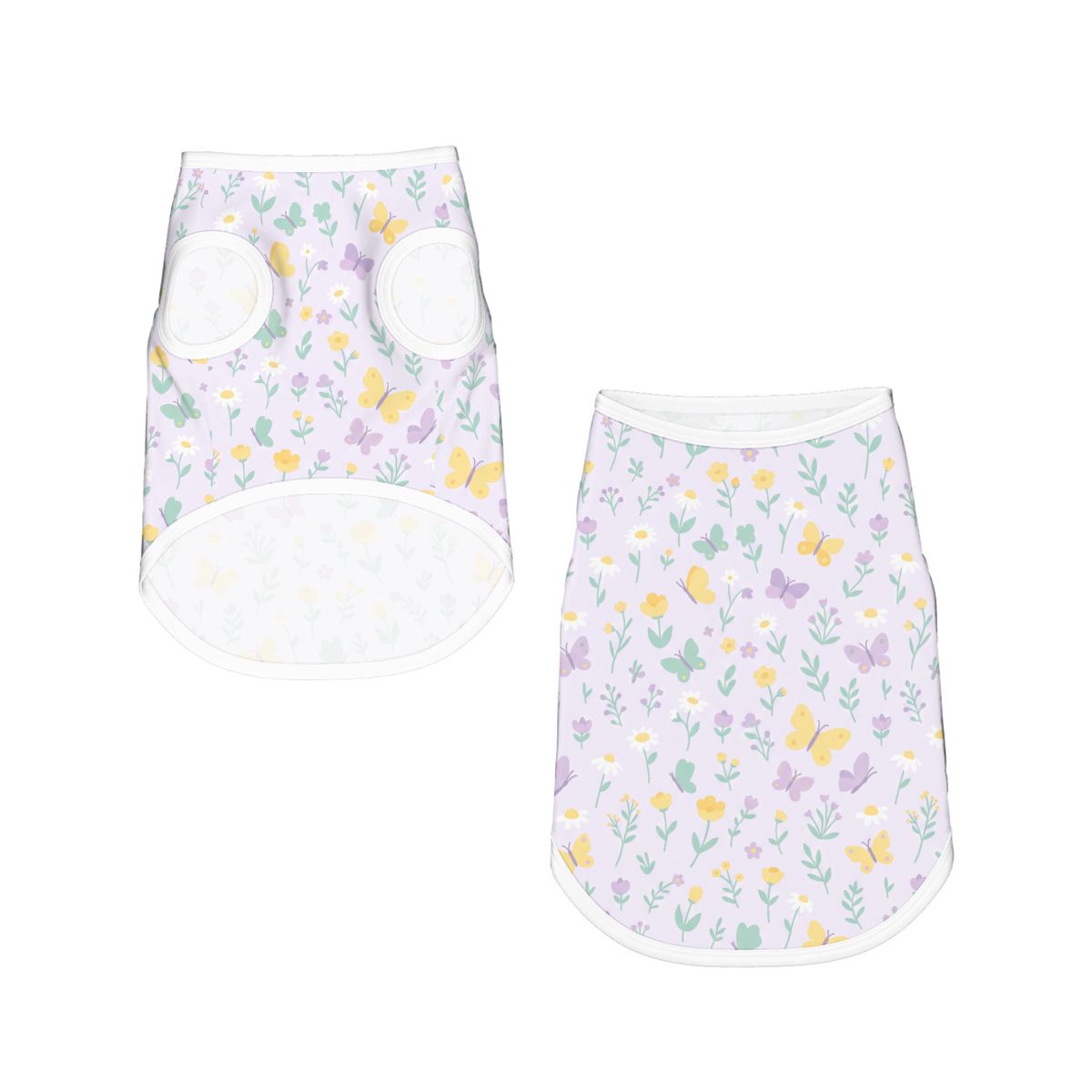 Pastel Butterfly Meadow Small Dog Shirt