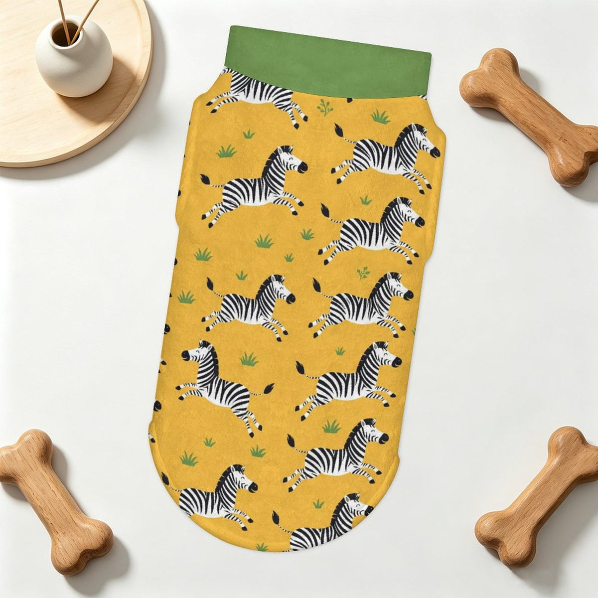 Safari Zebra Small Dog Fleece Vest