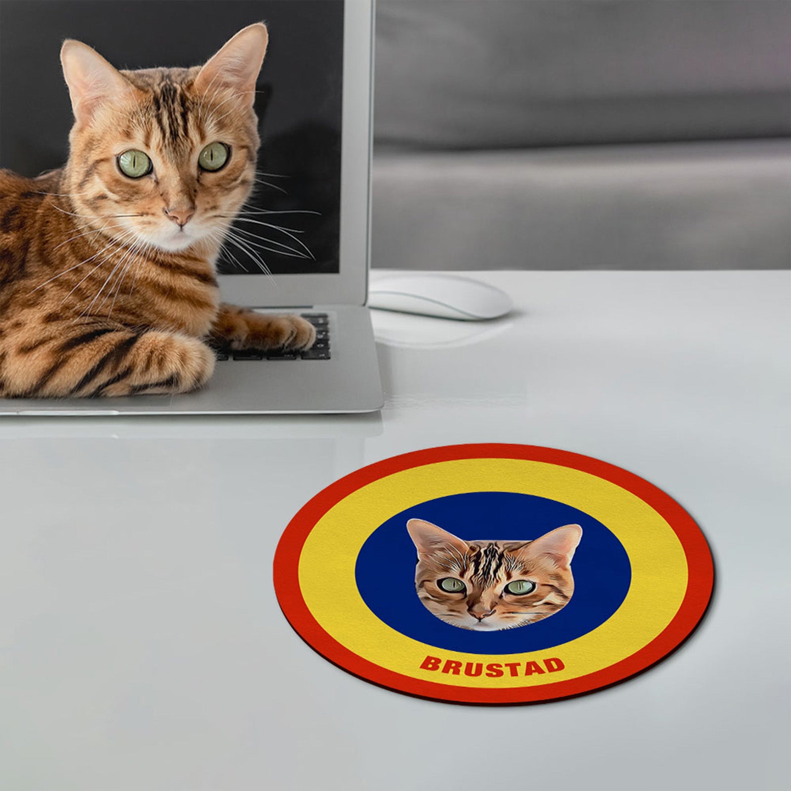 Personalized Dog Photo Mouse Pad
