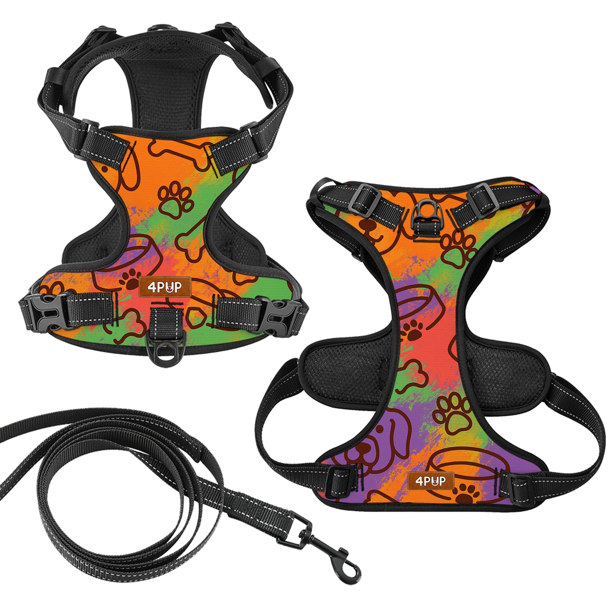 Molly  - NO-PULL Dog Harness & Leash Set | for small and large Dogs