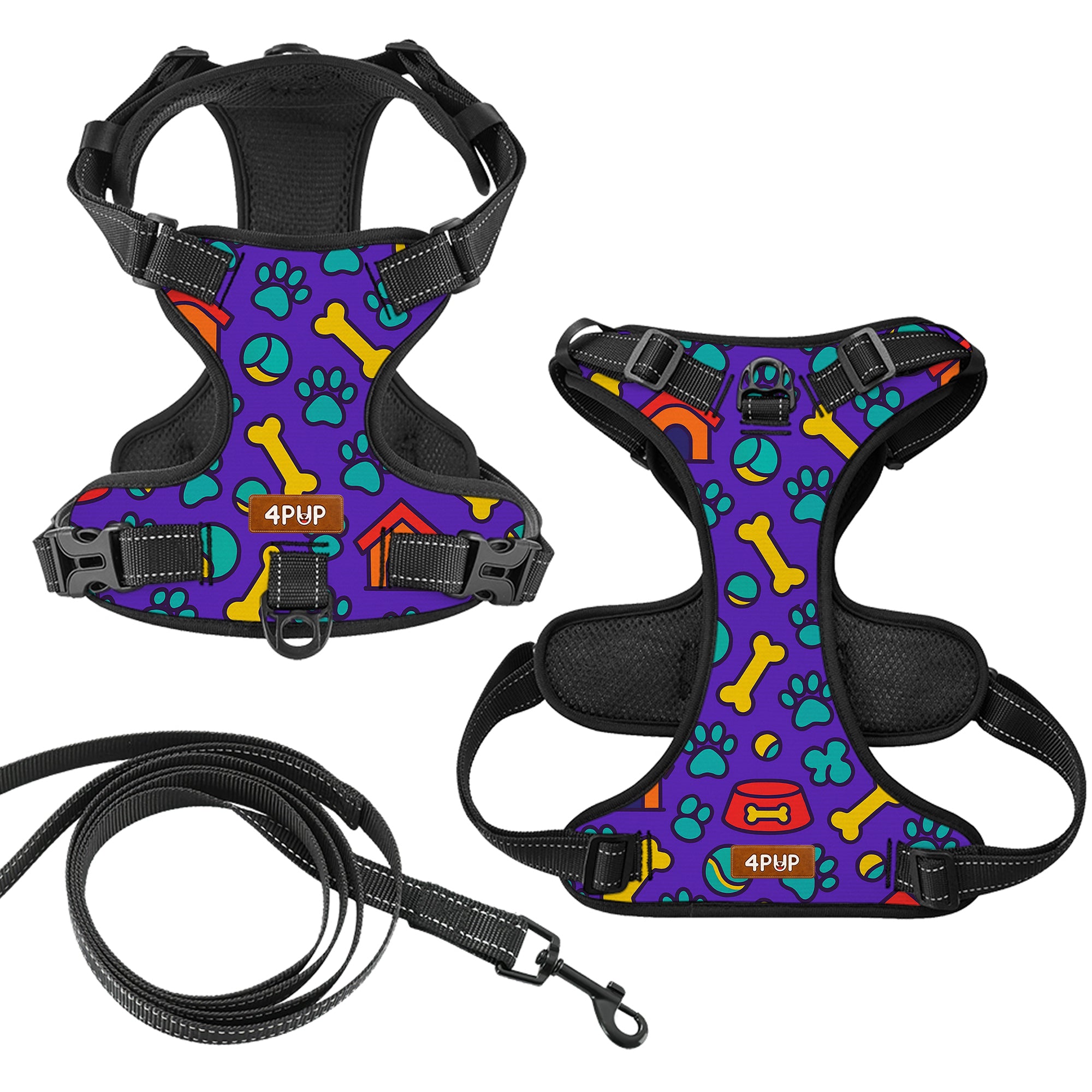 BELLA - NO-PULL Dog Harness & Leash Set | for small and large Dogs