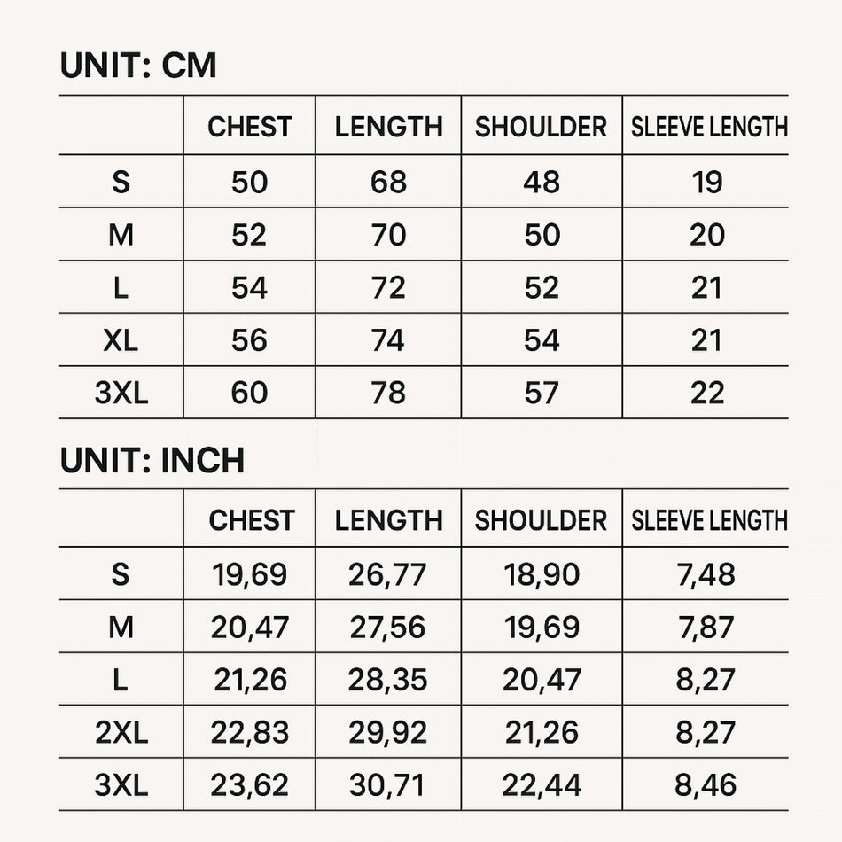 Size chart for Custom Embroidered-Style Pet T-Shirt – Personalized Dog Lover Gift