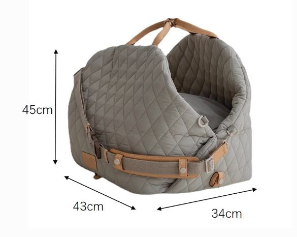 Size chart for Foldable Travel Dog Carrier Bed