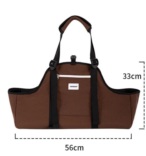 Size chart for Waterproof Extended Dog Shoulder Carrier