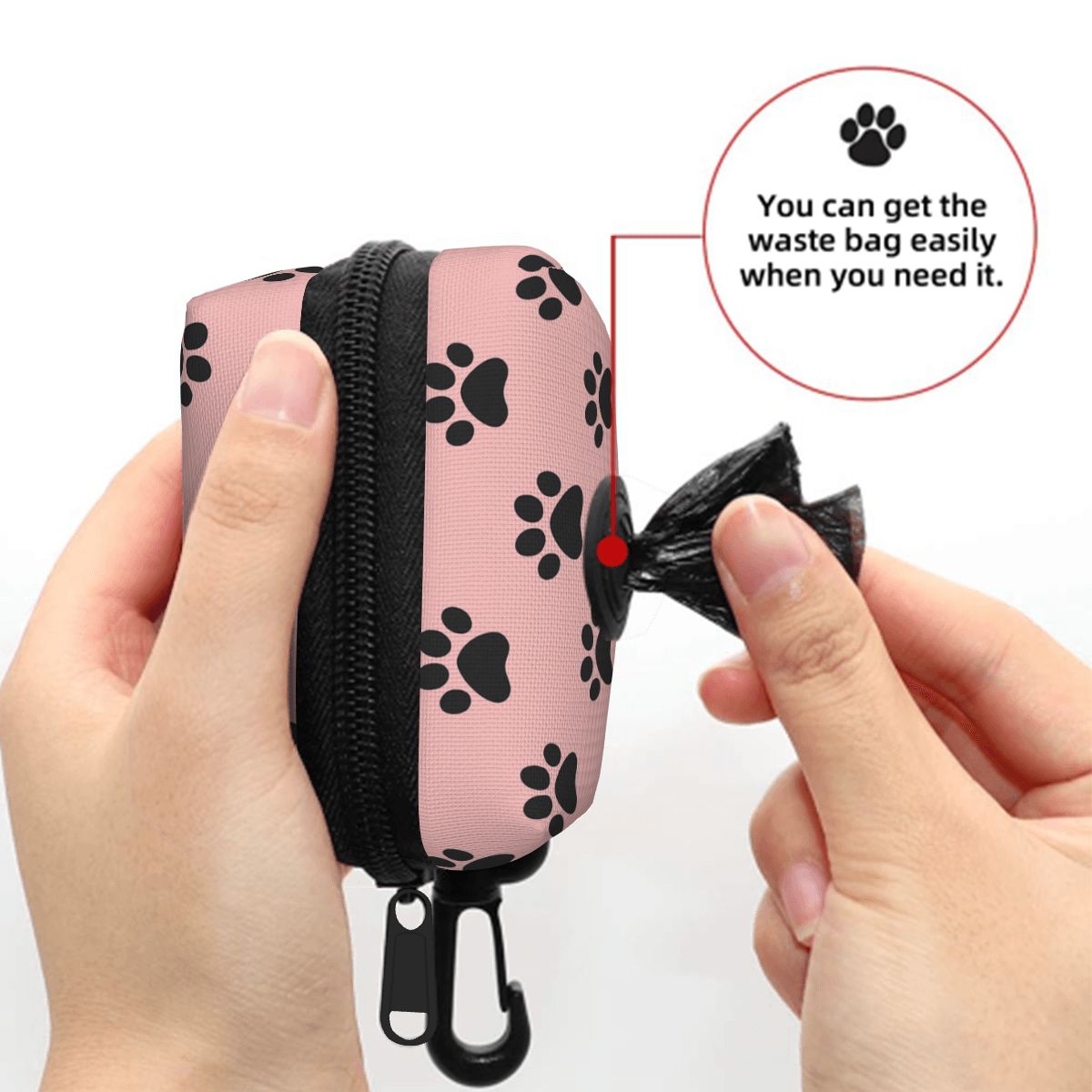 Charlie - Dog Poop Bag Holder  | Leash Attachment