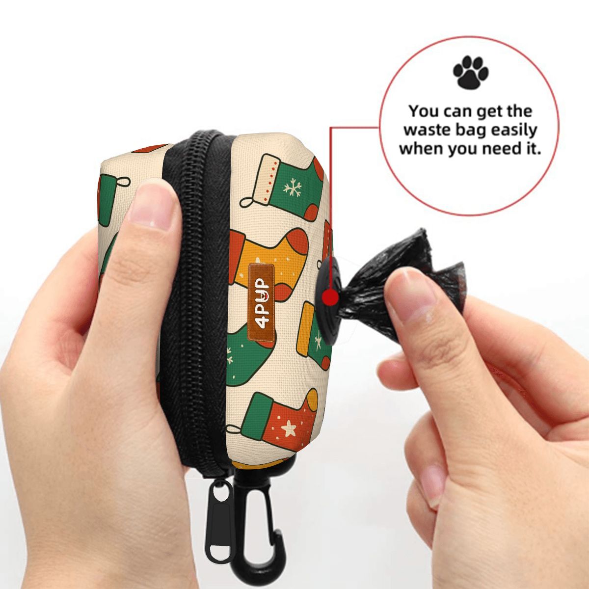 Hank - Dog Poop Bag Holder  | Leash Attachment