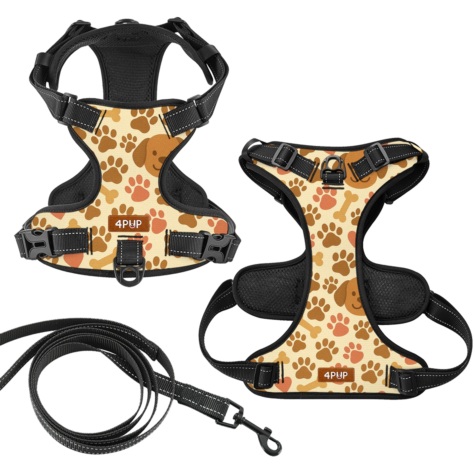 Lucy  - NO-PULL Dog Harness & Leash Set | for small and large Dogs