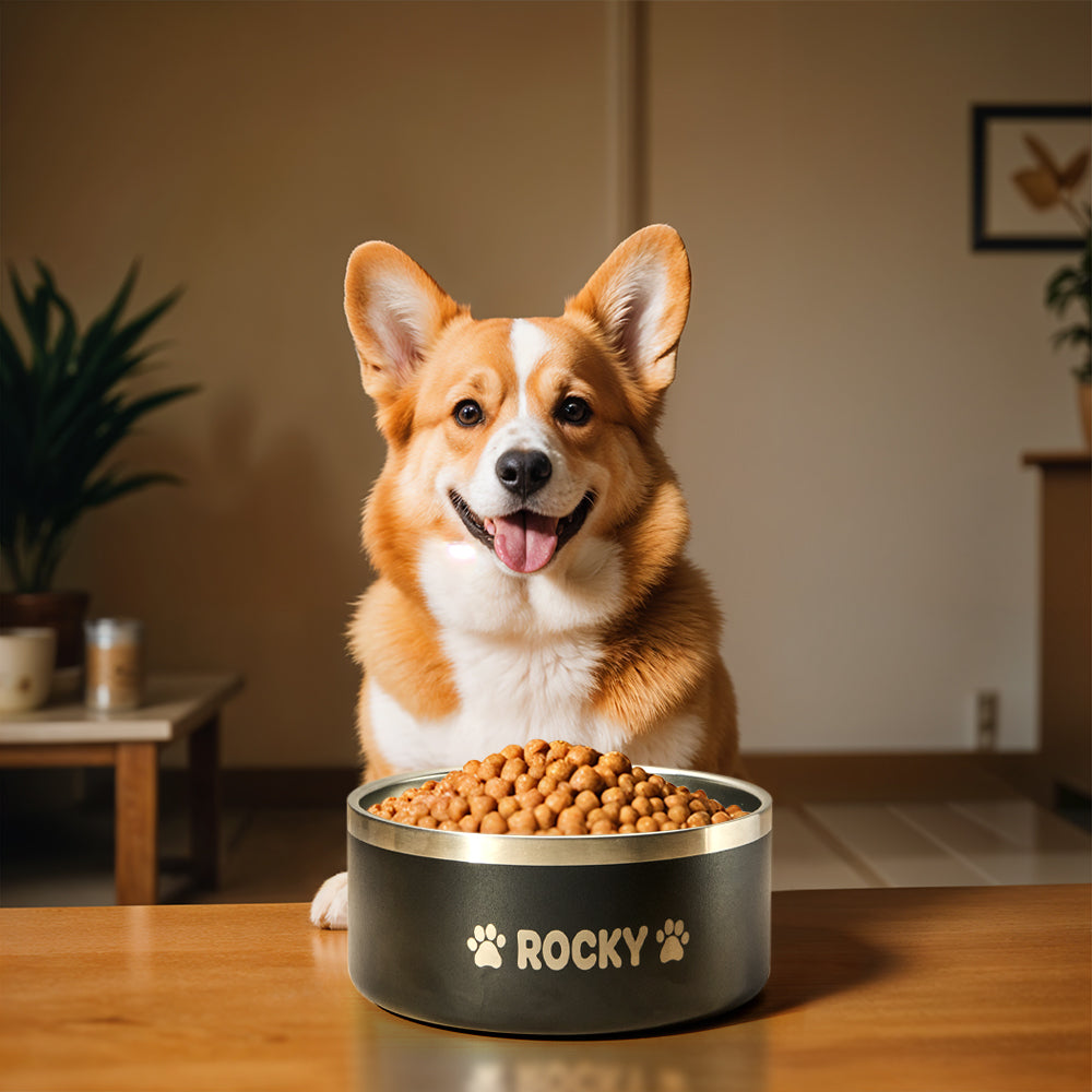 Personalized Dog Bowl Water Dish