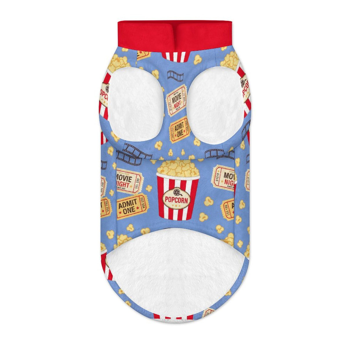 Movie Night Big Dog Fleece Vest