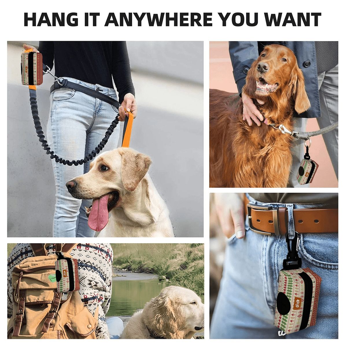Tayson  - Dog Poop Bag Holder  | Leash Attachment