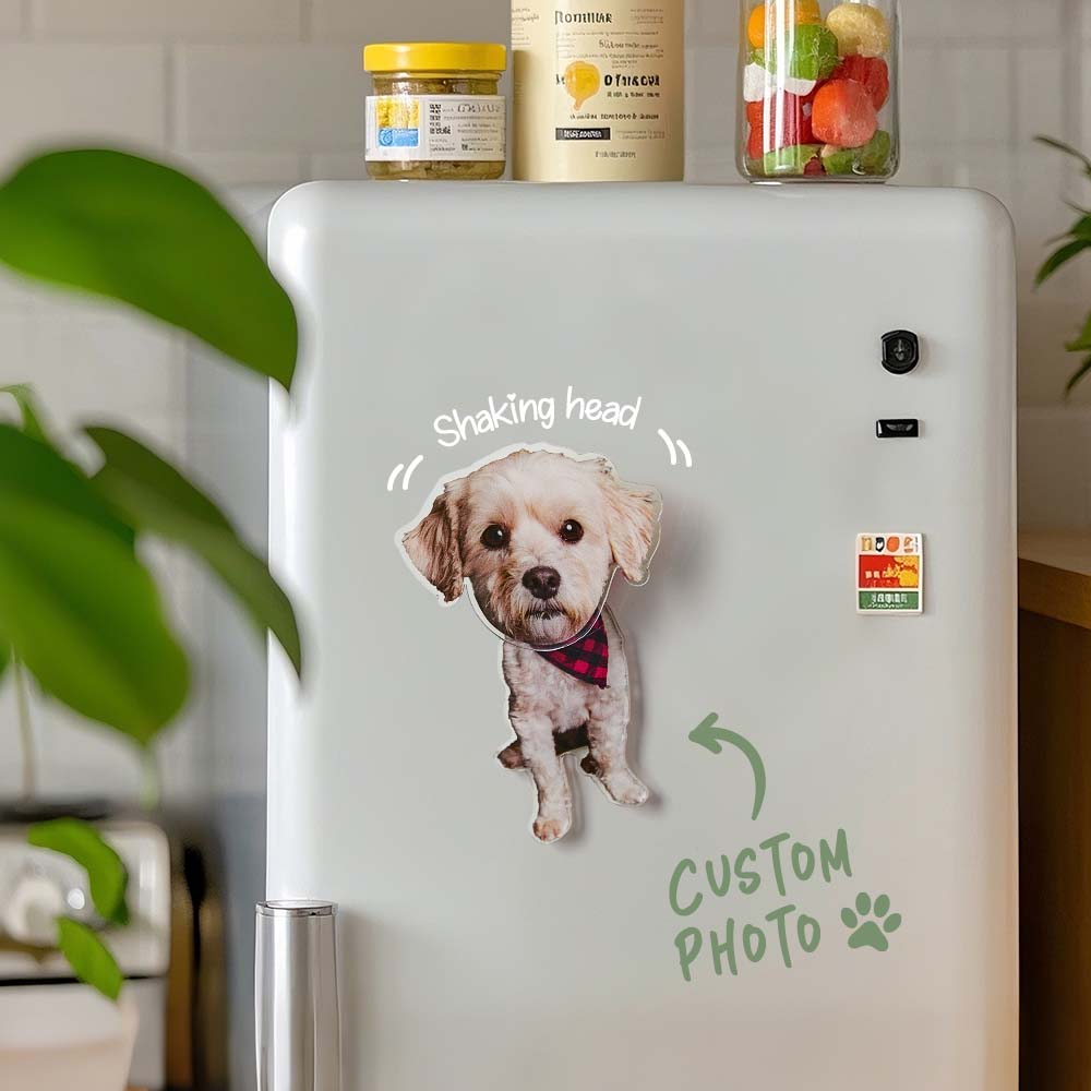 Personalized Dog Photo Refrigerator Magnet