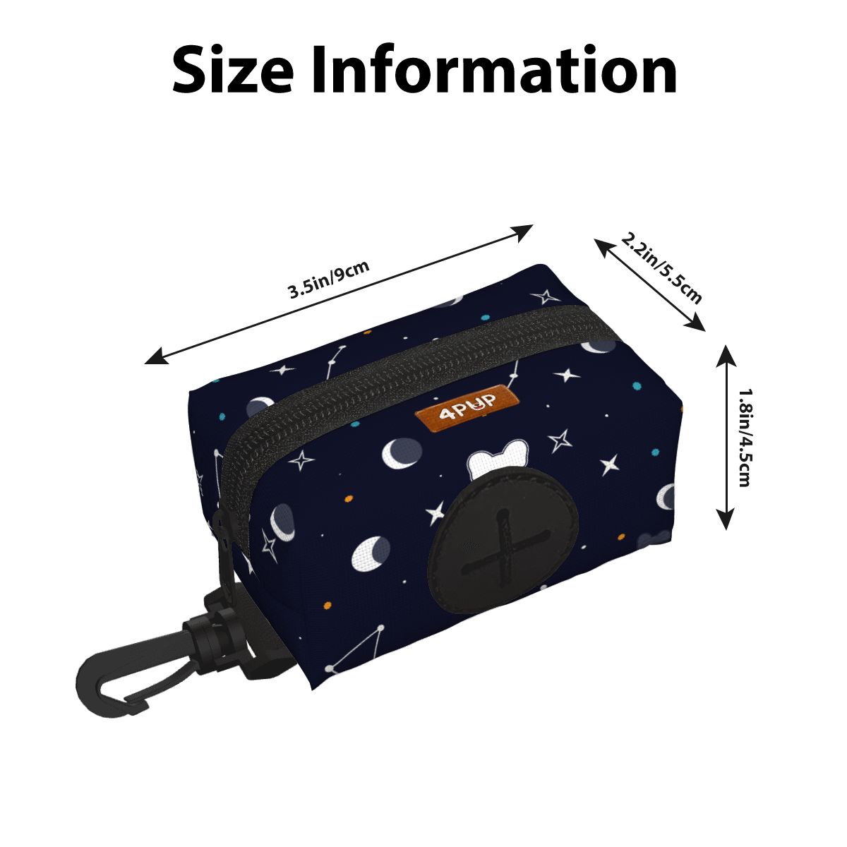 Apollo - Dog Poop Bag Holder  | Leash Attachment