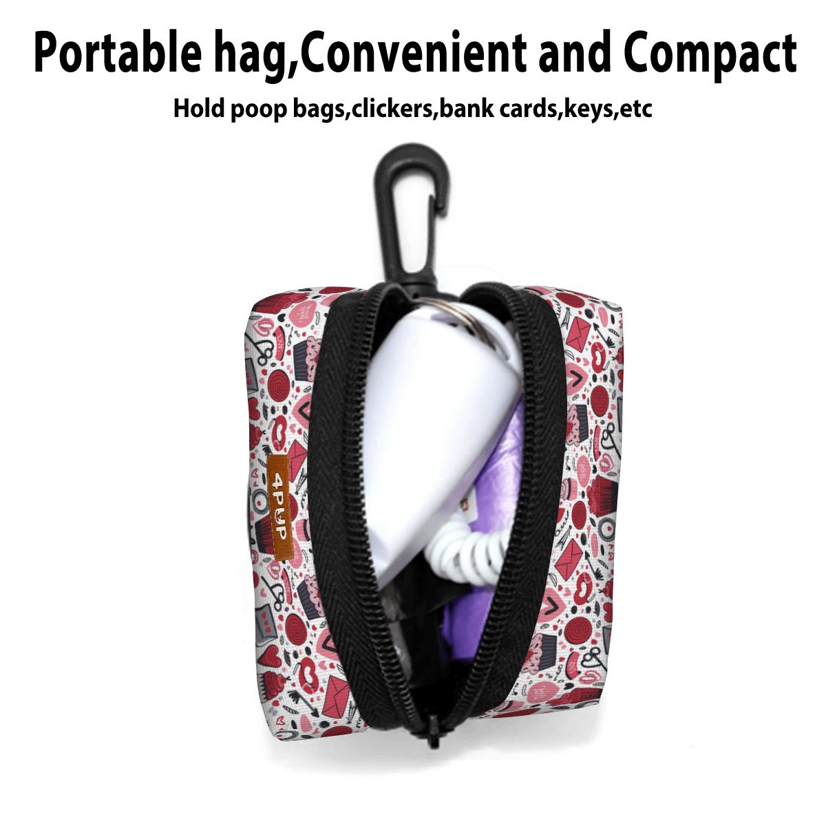 Roya  - Dog Poop Bag Holder  | Leash Attachment