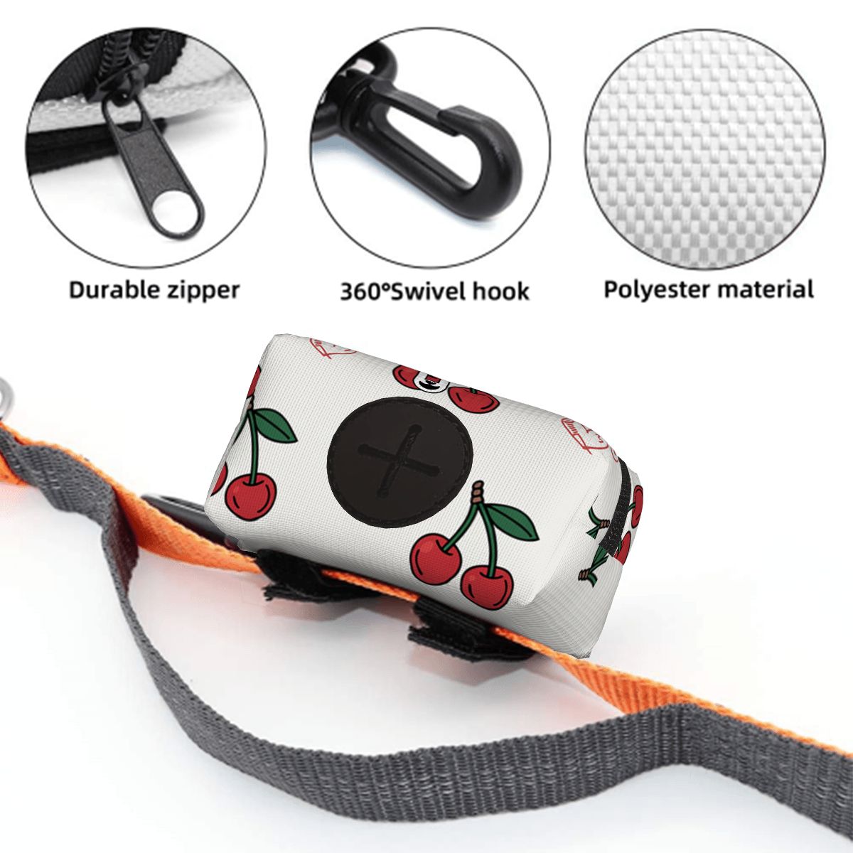 Finn  - Dog Poop Bag Holder  | Leash Attachment