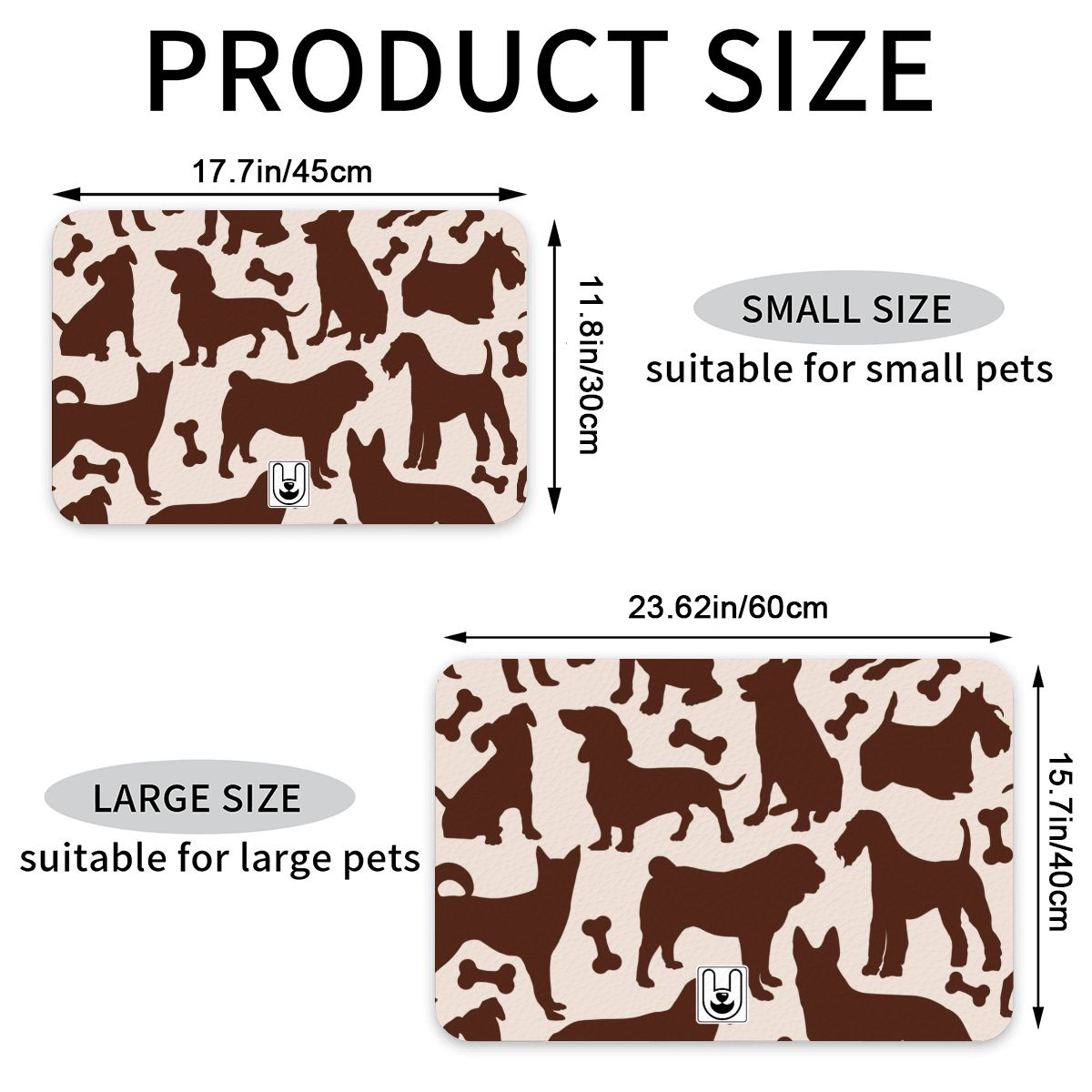 Pebble  - Dog Food Mat