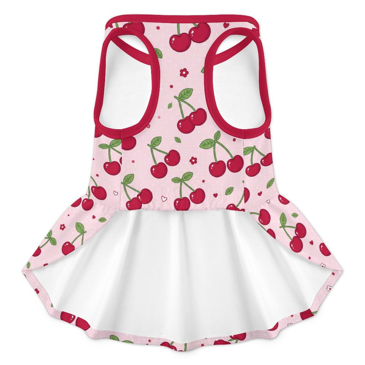 Sweet Cherry Large Dog Ruffle Dog Dress