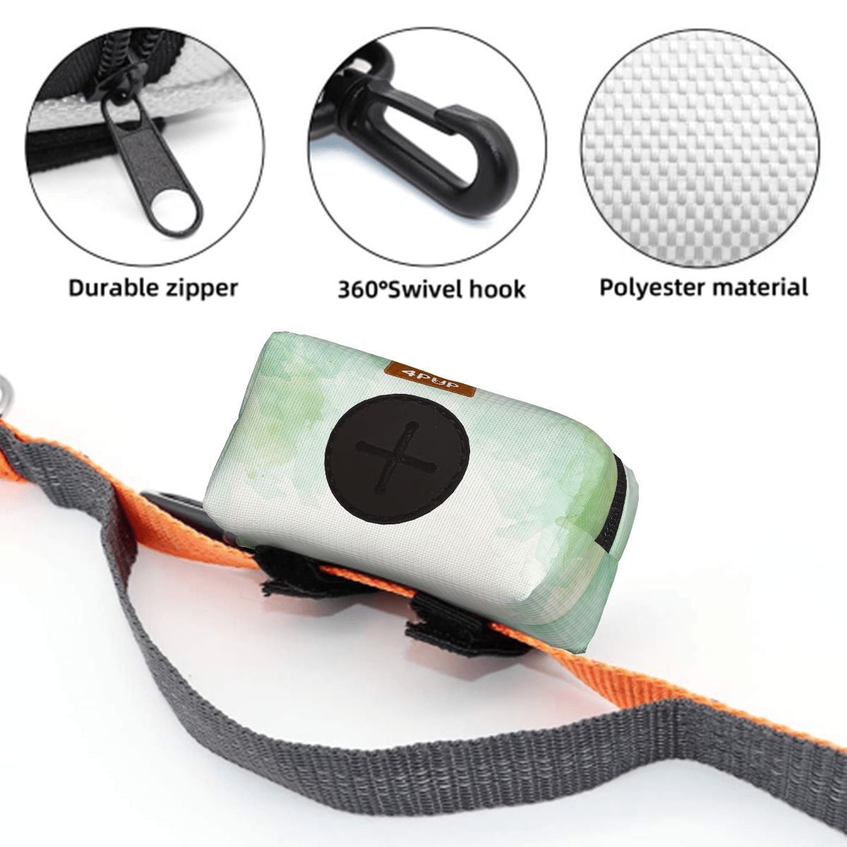 Toby  - Dog Poop Bag Holder  | Leash Attachment