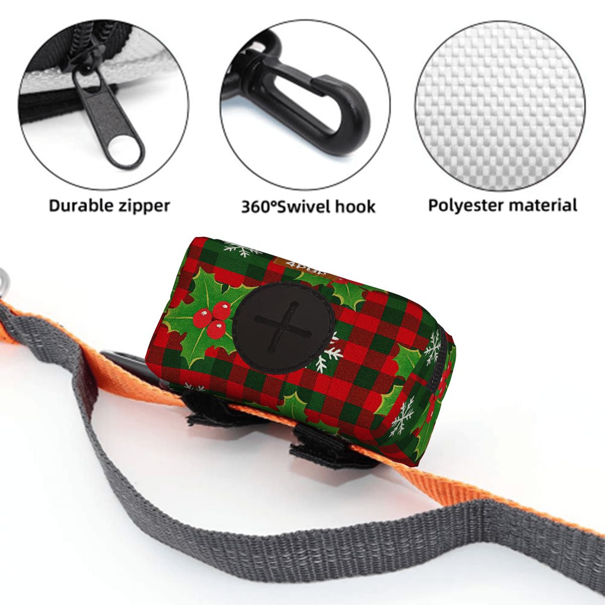 Lexi - Dog Poop Bag Holder  | Leash Attachment