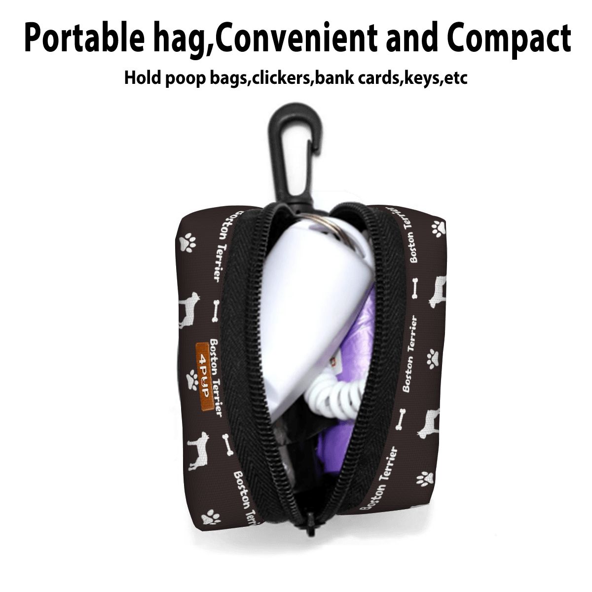 Nova - Dog Poop Bag Holder  | Leash Attachment