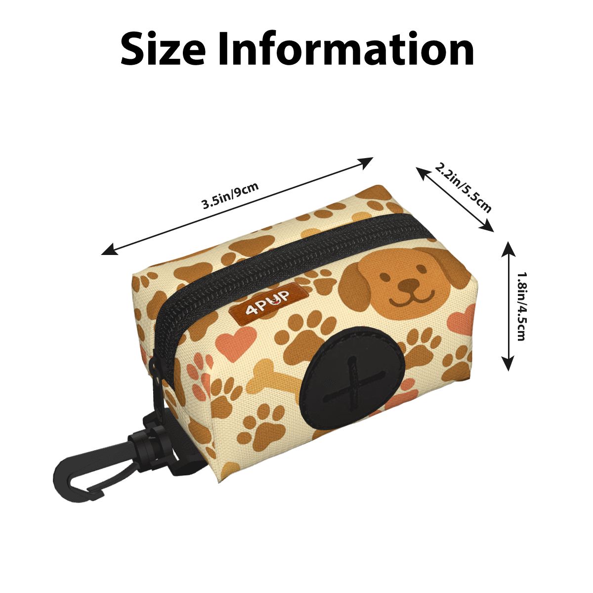 lucy  - Dog Poop Bag Holder  | Leash Attachment