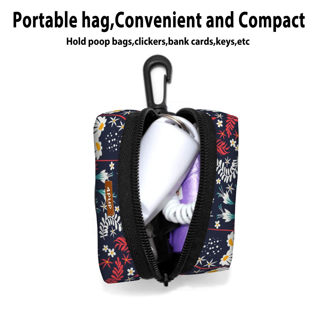 Juce - Dog Poop Bag Holder  | Leash Attachment