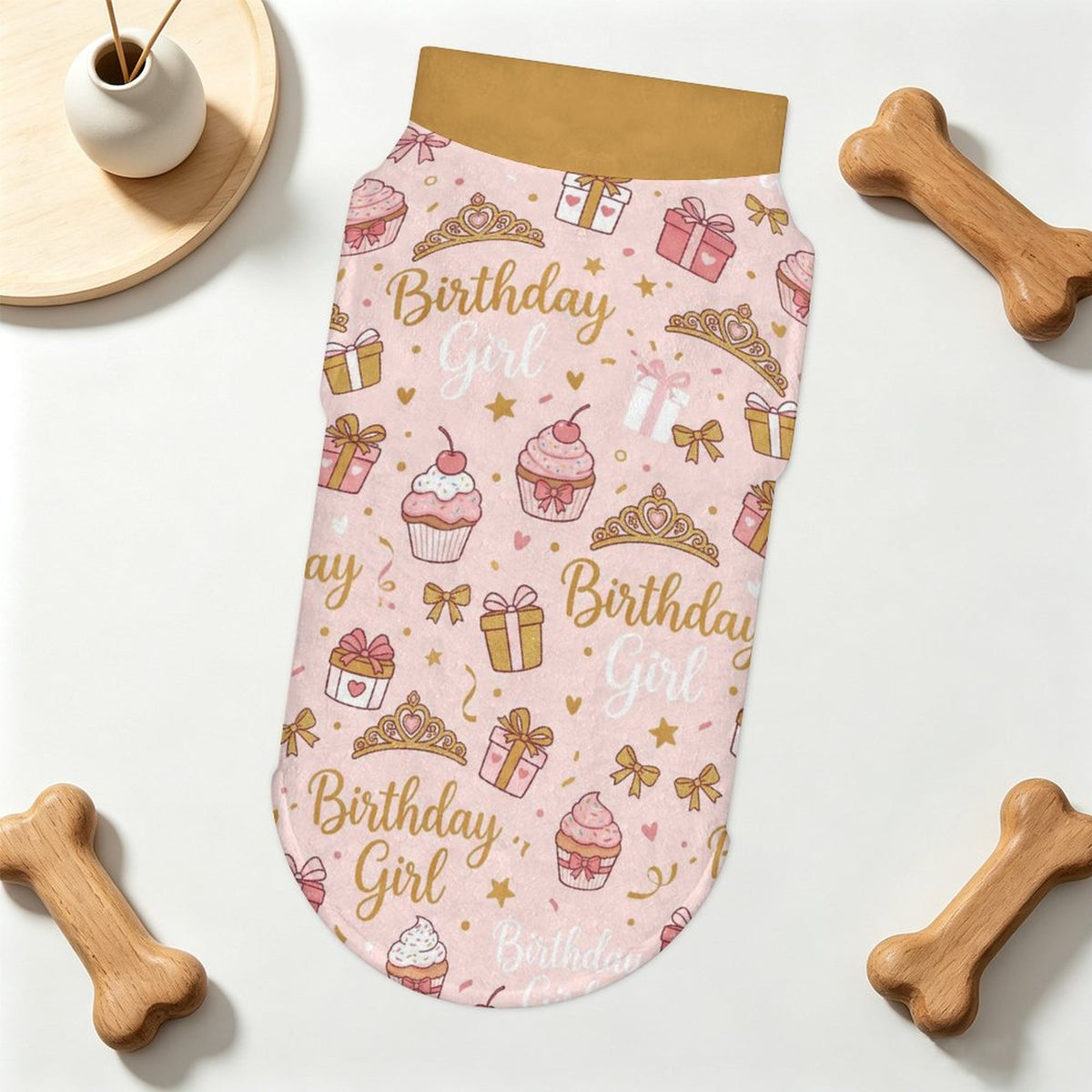 Birthday Girl Big Dog Fleece Vest