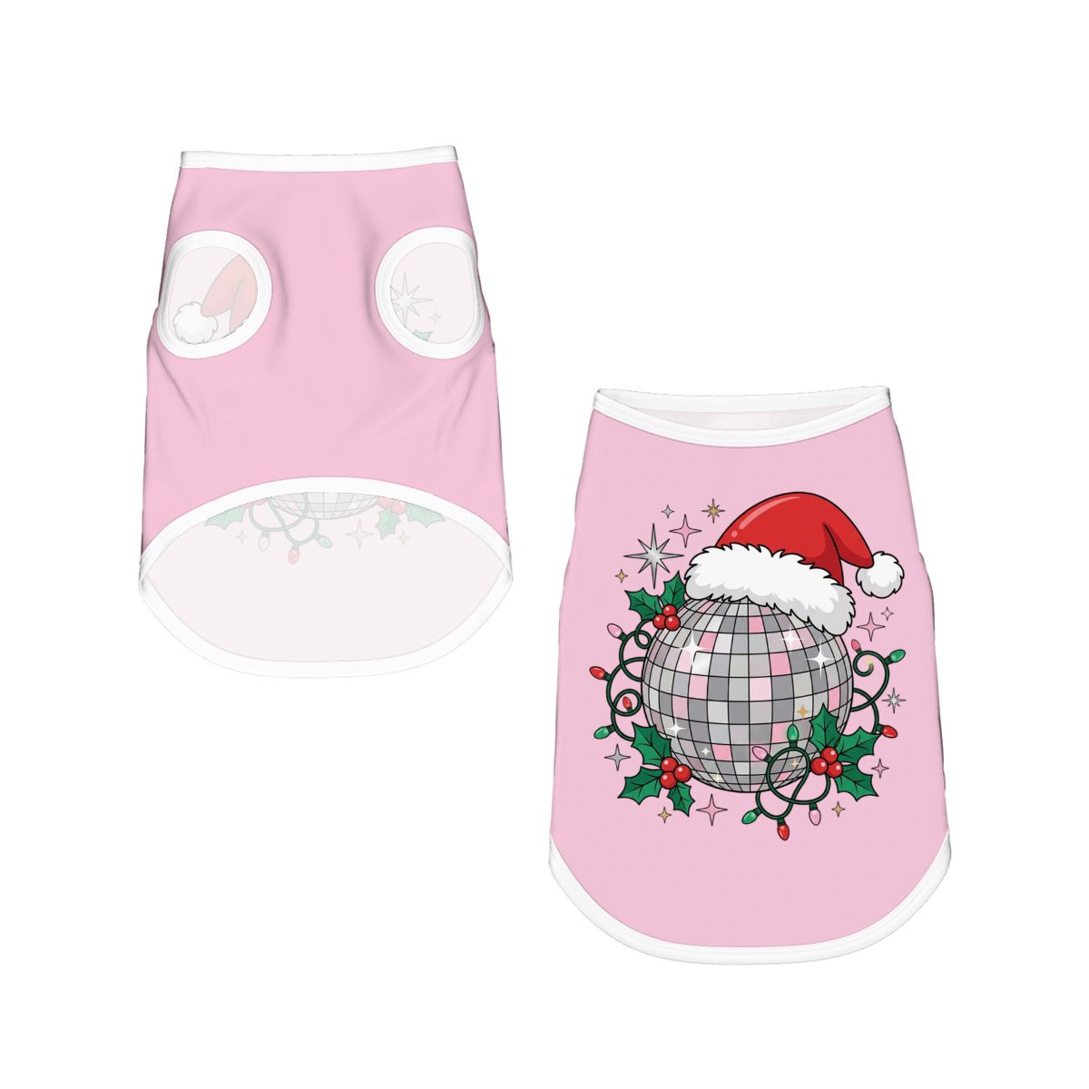 Christmas Disco Ball Small Dog Shirt