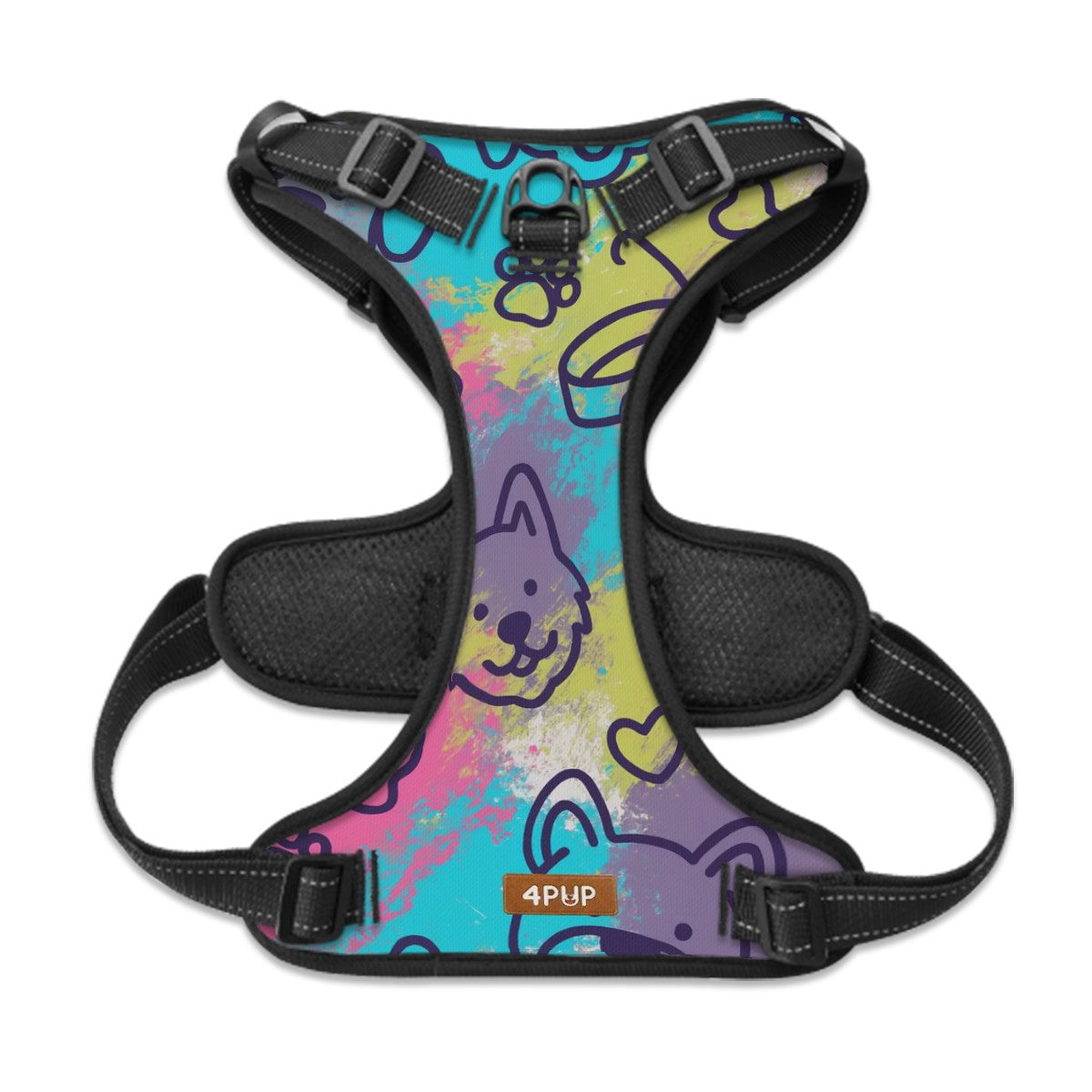 Lucy  - NO-PULL Dog Harness & Leash Set | for small and large Dogs