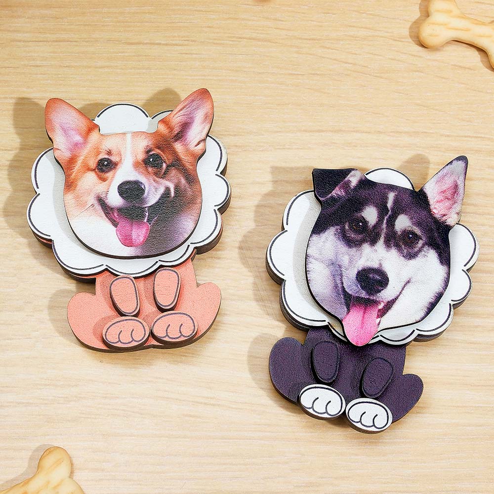 Personalized Dog Portrait Fridge Magnet